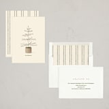 "Holiday Basket" - Holiday Cards in Buttercream by Baumbirdy - Assembled