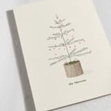 "Holiday Basket" - Holiday Cards in Buttercream by Baumbirdy - Detail