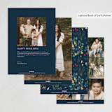 "Nativity Garden" - Holiday Cards in Renaissance by Eve Schultz - Back of Card Options
