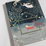 "Nativity Garden" - Holiday Cards in Renaissance by Eve Schultz - Detail