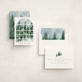 "Winter Sunroom Vista" - Holiday Cards in Wreath by Petra Kern - Assembled