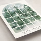 "Winter Sunroom Vista" - Holiday Cards in Wreath by Petra Kern - Detail
