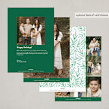 "New Home front door" - Holiday Cards in Wreath by Alethea and Ruth - Back of Card Options