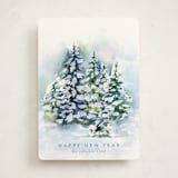 "Snowy Forest" - Holiday Cards in Frost by Nicole Walsh - Front