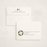 "Classic Home" - Holiday Cards in Cinder by Erin L. Wilson - FREE Recipient Addressing