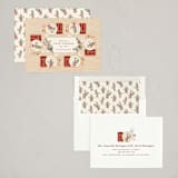 "Around the Table" - Holiday Cards in Holly Berry by Jamie Alexander - Assembled
