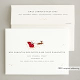 "reign" - Holiday Cards in Coal by Jennifer Lew - FREE Recipient Addressing