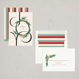 "Wreath of Joy" - Holiday Cards in Vanilla by Megan Cash - Assembled