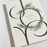 "Wreath of Joy" - Holiday Cards in Vanilla by Megan Cash - Detail