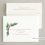 "Wreath of Joy" - Holiday Cards in Vanilla by Megan Cash - FREE Recipient Addressing
