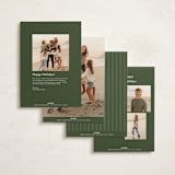 "Vintage Spruce" - Holiday Cards in Pine by Amy Kross - Back of Card Options