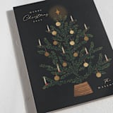 "Tradition" - Holiday Cards in Midnight by Julie Murray - Detail