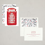 "London Calling" - Holiday Cards in Telephone Box by Gwen Bedat - Assembled