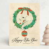 "Cozy Kitten" - Holiday Cards in Christmas by Kimberly Morgan - Front
