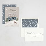 "Winter's Night" - Holiday Cards in Dusk by Maja Cunningham - Assembled