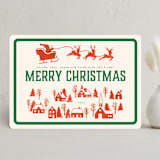 "Retro Holiday" - Holiday Cards in Holly by Teju Reval - Front