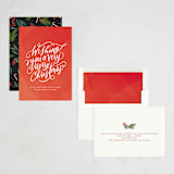 "Wishes for Christmas" - Holiday Cards in Rudolph by Heather Cairl - Assembled