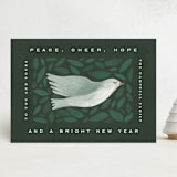 "Peace to you" - Holiday Cards in Forest by Amy Kross - Front