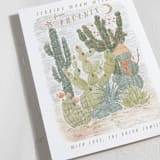 "Deck the Desert" - Holiday Cards in Cactus by Shiny Penny Studio - Detail