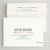"waved plaid" - Holiday Cards in Fruitcake by Carrie Moradi - FREE Recipient Addressing