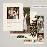 "Under the Fir Tree Branch" - Holiday Cards in Pine by Gwen Bedat - Back of Card Options