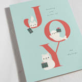 "Arctic Joy" - Holiday Cards in Mint by Itsy Belle Studio - Detail