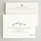 "Leafy Border" - Holiday Cards in Forest by Amy Payne - FREE Recipient Addressing