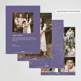 "holiday evening" - Holiday Cards in Magic by Sumak Studio - Back of Card Options