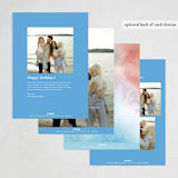 "colorful season" - Holiday Cards in Glow by Sumak Studio - Back of Card Options