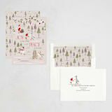 "SoDucklingChristmas" - Holiday Cards in Cream by samovilka - Assembled