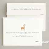 "Joyful Deer" - Holiday Cards in Wintermint by Orasie - FREE Recipient Addressing