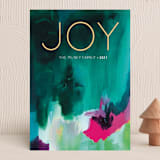 "Winter Jewel" - Holiday Cards in Juniper by Holly Whitcomb - Front