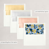 "Abundant peace on earth" - Holiday Cards in Blue Bell by Yaling Hou Suzuki - Envelope Liners