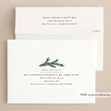 "Chic Wreath" - Holiday Cards in Midnight by Hooray Creative - FREE Recipient Addressing