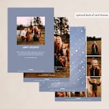 "Nativity Snow Globe" - Holiday Cards in Night by Grae - Back of Card Options