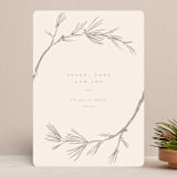 "evergreen boughs" - Holiday Cards in Dove by elena diaz - Front