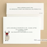 "Fleece Navidad" - Holiday Cards in Forest by Jennifer Thomke - FREE Recipient Addressing
