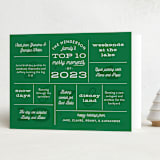 "Merry Moments" - Holiday Cards in Evergreen by Sarah Brown - Folded Card