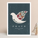 "Peaceful" - Holiday Cards in Spruce by Amy Payne - Front