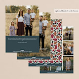 "Peaceful" - Holiday Cards in Spruce by Amy Payne - Back of Card