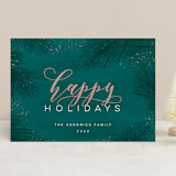 "Elegant Evergreen" - Holiday Cards in Evergreen by Hooray Creative - Front