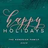 "Elegant Evergreen" - Holiday Cards in Evergreen by Hooray Creative - Close-Up