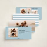 "Gilded" - Holiday Cards in Wintermint by Angela Thompson - Back Designs