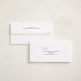"Gilded" - Holiday Cards in Wintermint by Angela Thompson - Envelope Addressing