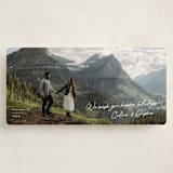 "Alpine" - Tall Holiday Cards in Snow by Jackie Crawford - Front