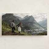 "Alpine" - Tall Holiday Cards in Snow by Jackie Crawford - Front