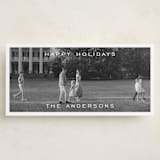 "Regalia" - Tall Holiday Cards in Snow by Jelena Vuletic - Front