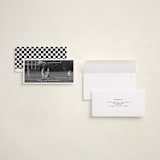 "Regalia" - Tall Holiday Cards in Snow by Jelena Vuletic - Assembled