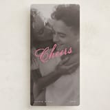 "Gallatin" - Holiday Cards in Rose by Jennifer Lew - Front