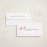 "Gallatin" - Tall Holiday Cards in Rose by Jennifer Lew - FREE Recipient Addressing